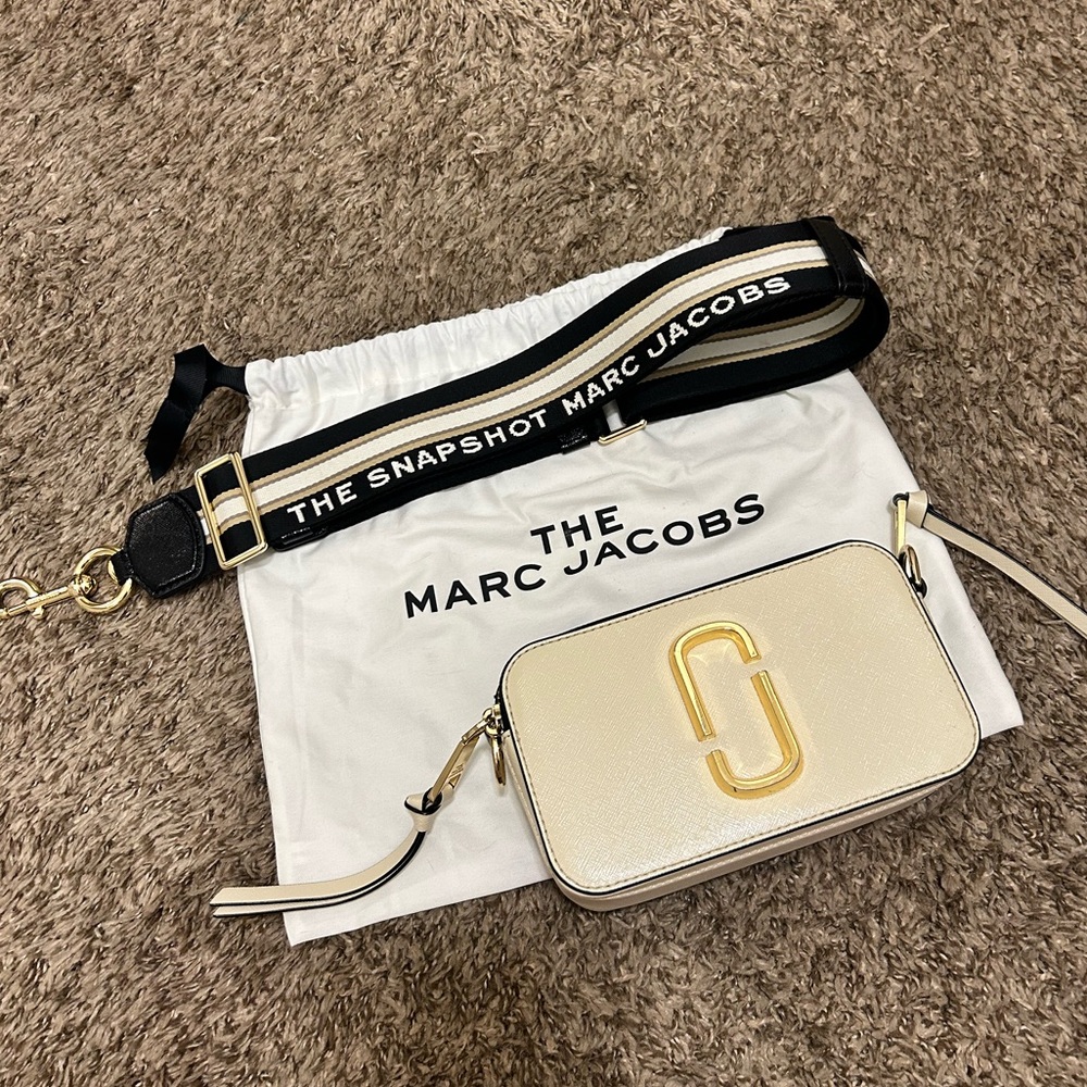 Marc Jacobs the snapshot bag in Cloud White Multi
